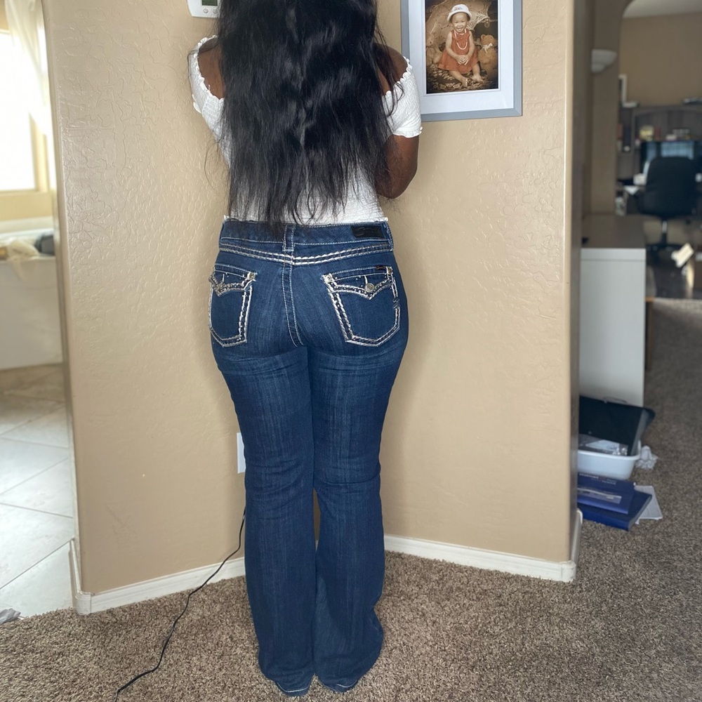 Long Baby boot cut jeans